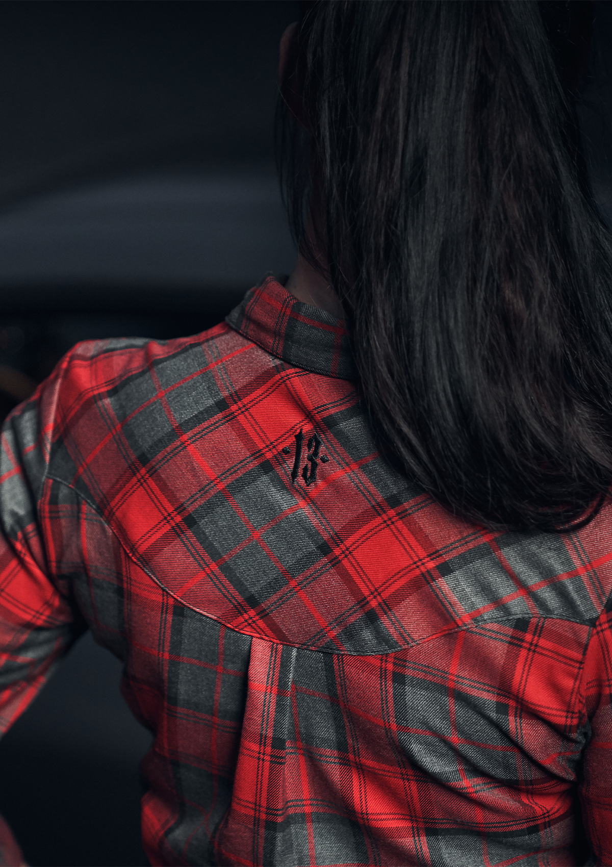 Women Flanellhemd R/G