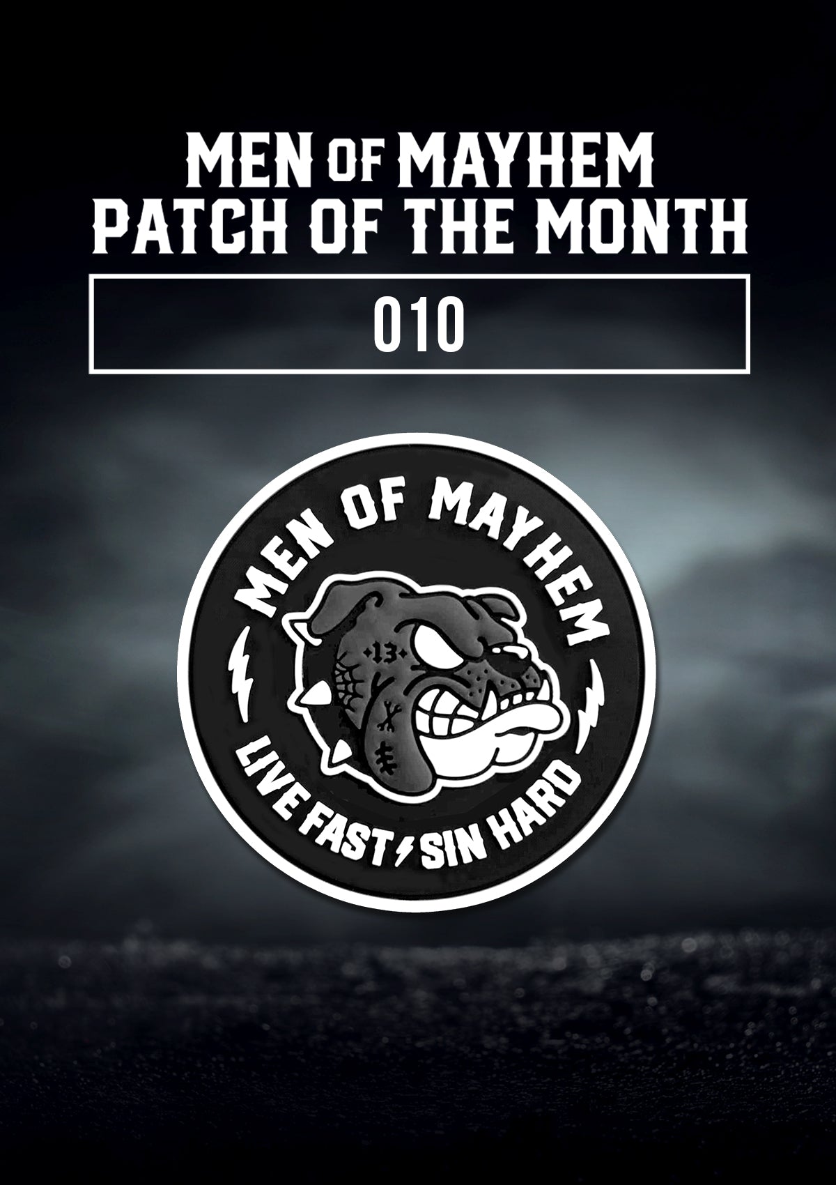 Patch of the Month 010 - MEN OF MAYHEM - Accessoires - hidden - Patches & Pins