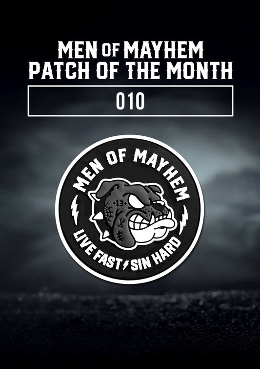 Patch of the Month 010 - MEN OF MAYHEM - Accessoires - hidden - Patches & Pins