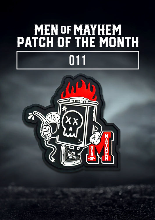 Patch of the Month 011 - MEN OF MAYHEM - Accessoires - hidden - Patches & Pins