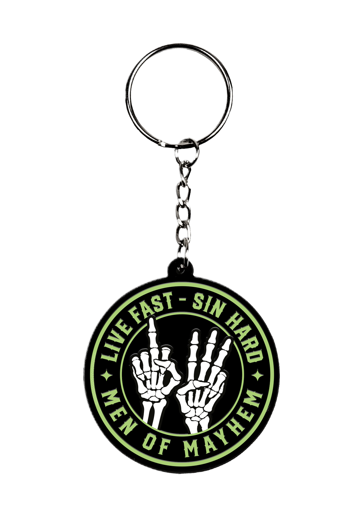 Anhänger Bonehands L.F.S.H. - MEN OF MAYHEM - Accessoires - black - Schlüsselanhänger