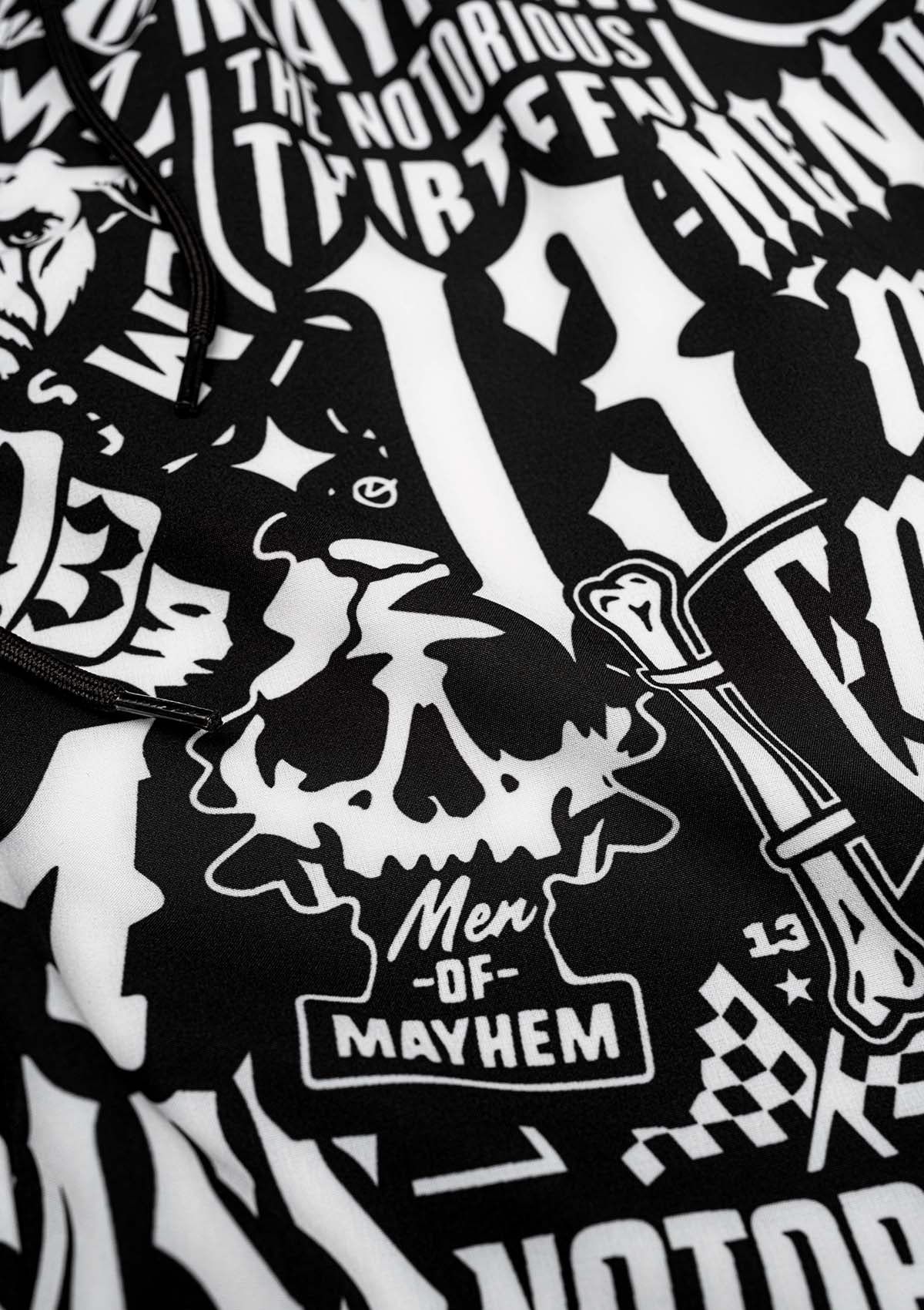 Badehose Mayhem Pattern S/W