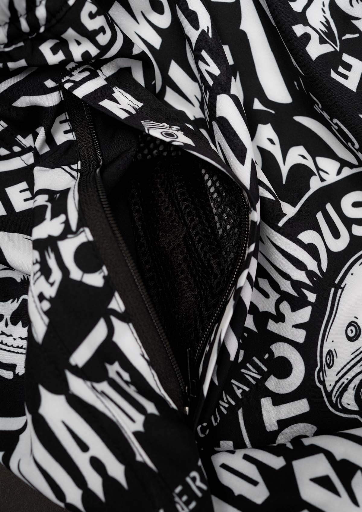 Badehose Mayhem Pattern S/W - MEN OF MAYHEM - ALAIKO - EXCHANGES - MM - M - 1130 - MP - SW - Badehose - black