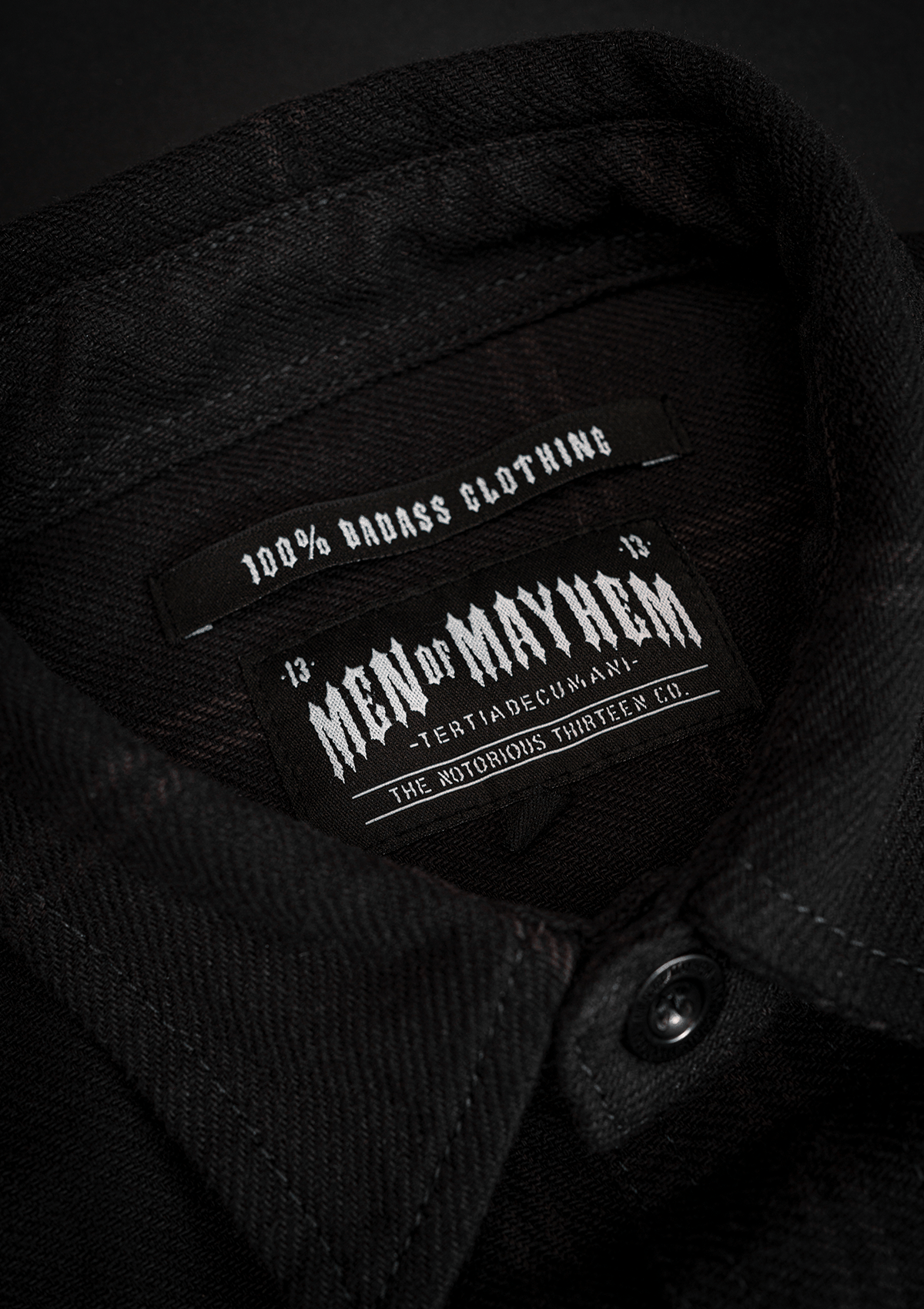 Flanellhemd Night / Heavy D. - MEN OF MAYHEM - ALAIKO - EXCHANGES - MM - M - 1060 - FH - NH - Flanellhemd - Hemden