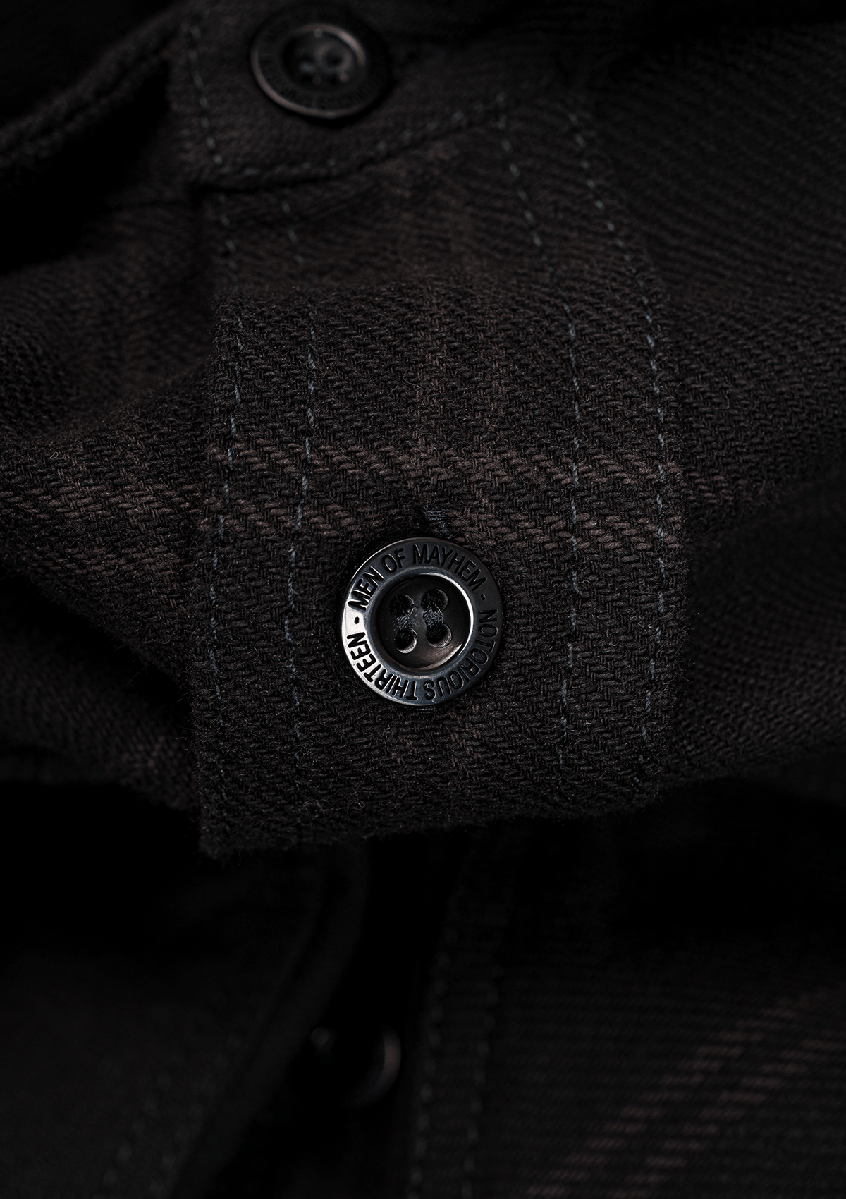 Flanellhemd Night / Heavy D. - MEN OF MAYHEM - ALAIKO - EXCHANGES - MM - M - 1060 - FH - NH - Flanellhemd - Hemden