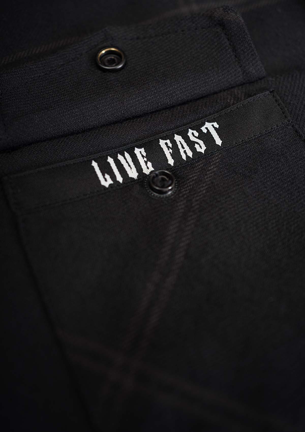 Flanelljacke Midnight - MEN OF MAYHEM - ALAIKO - EXCHANGES - MM - M - 1100 - FJ - MN - flanelljacke - Grau