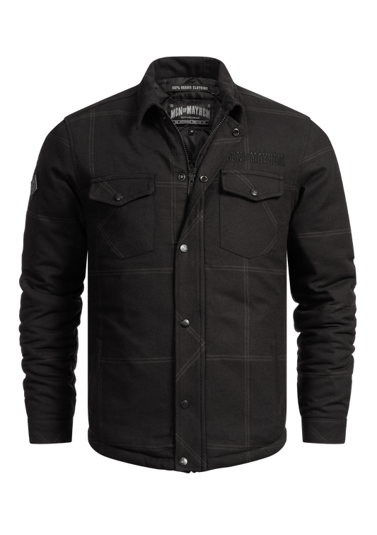 Flanelljacke Midnight - MEN OF MAYHEM - ALAIKO - EXCHANGES - MM - M - 1100 - FJ - MN - flanelljacke - Grau