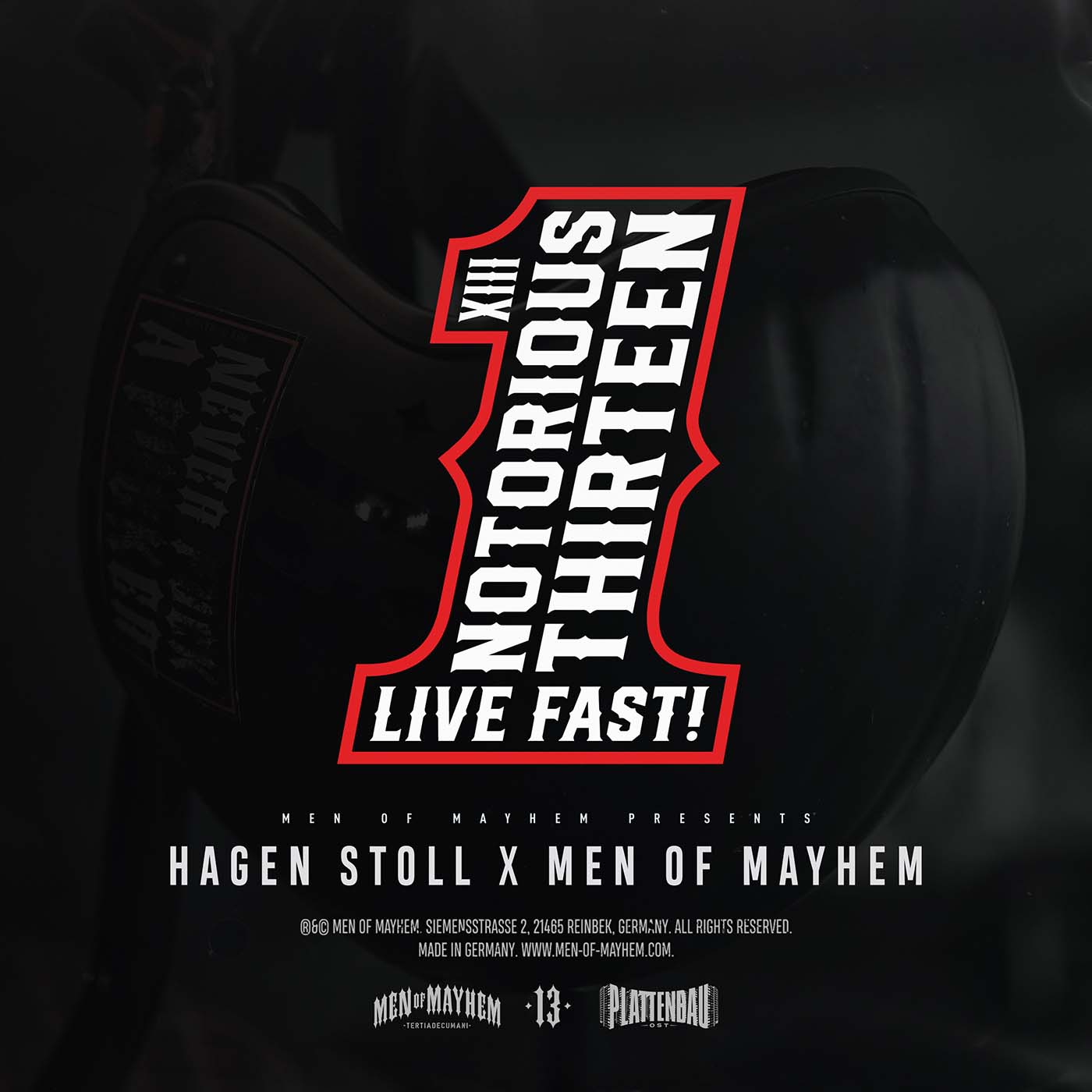 cover der single von men of mayhem und rilla aka hagen stoll