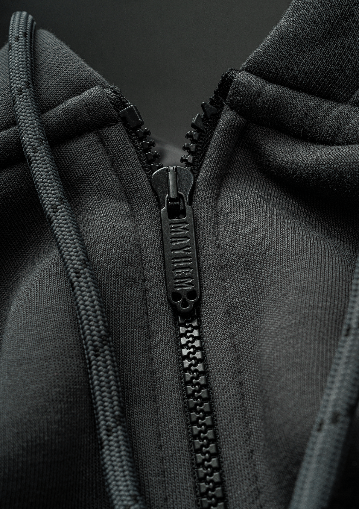 Hoodie Jacke Original Grey - MEN OF MAYHEM - ALAIKO - EXCHANGES - MM - M - 1080 - HJO - GR - Grau - grey