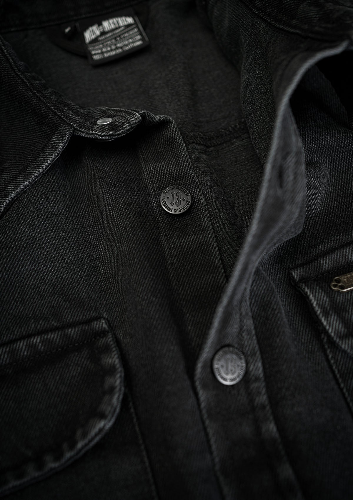 Jeanshemd Shadow BLKW - MEN OF MAYHEM - ALAIKO - EXCHANGES - MM - M - 1060 - JHS - BLKW - Hemden - Herren