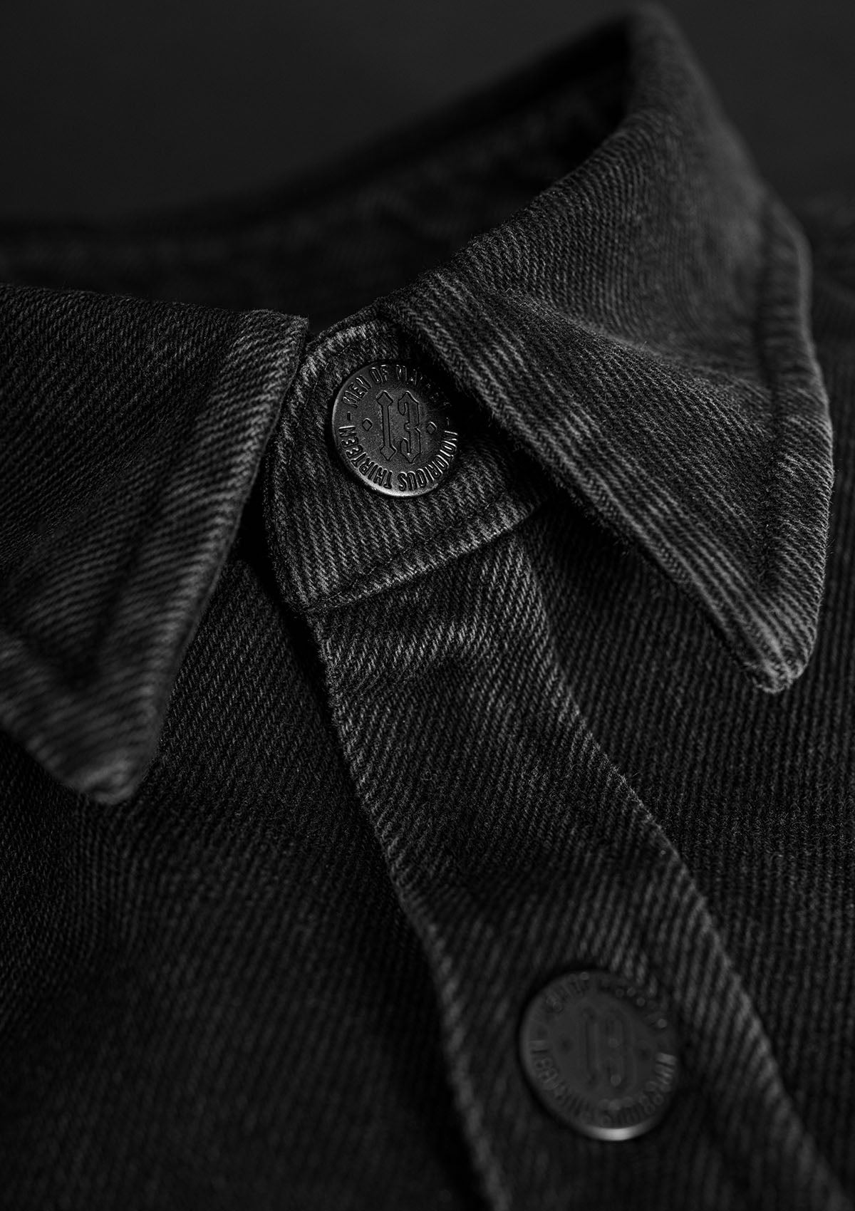 Jeanshemd Shadow BLKW - MEN OF MAYHEM - ALAIKO - EXCHANGES - MM - M - 1060 - JHS - BLKW - Hemden - Herren