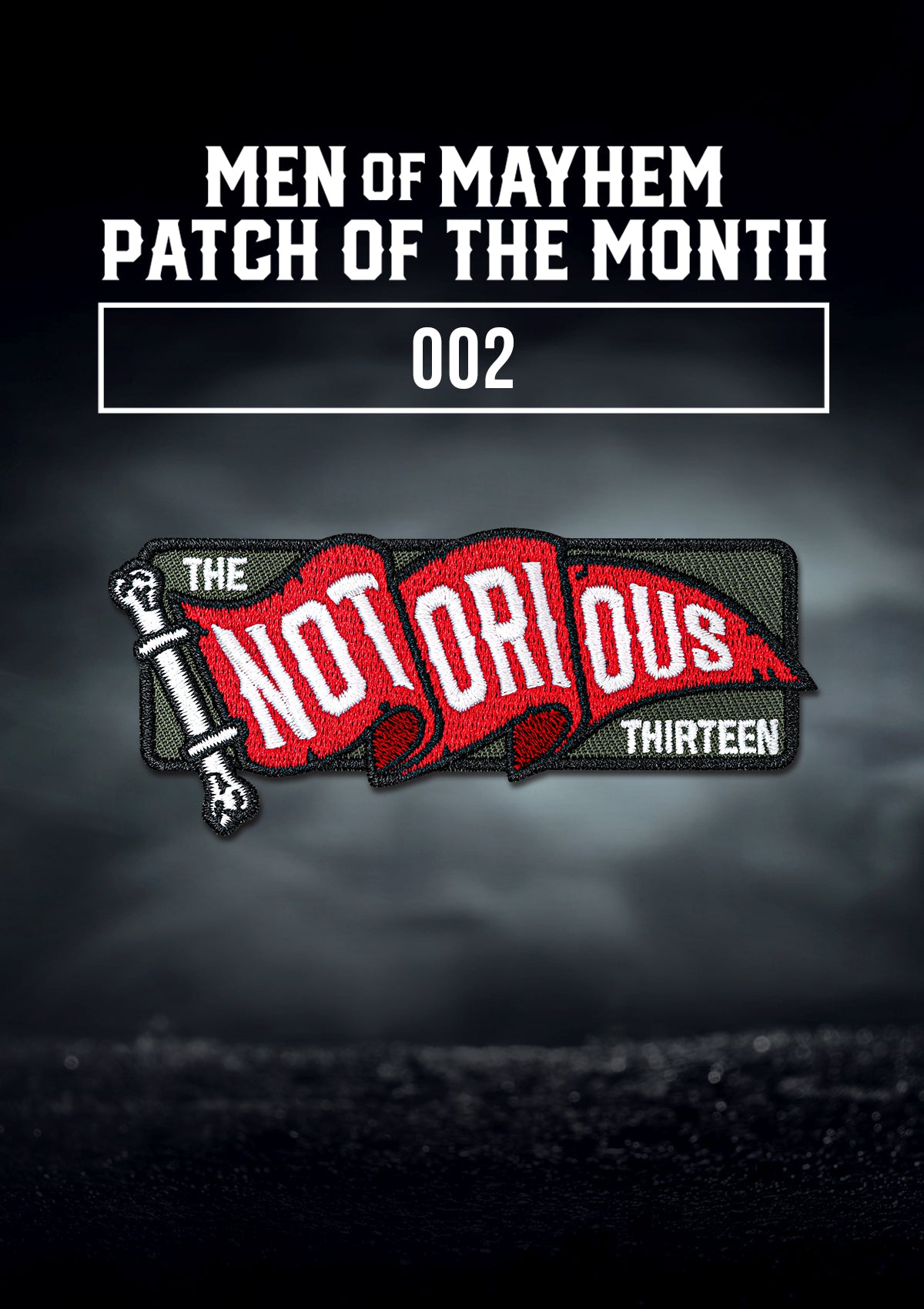 Patch of the Month 002 - MEN OF MAYHEM - hidden -