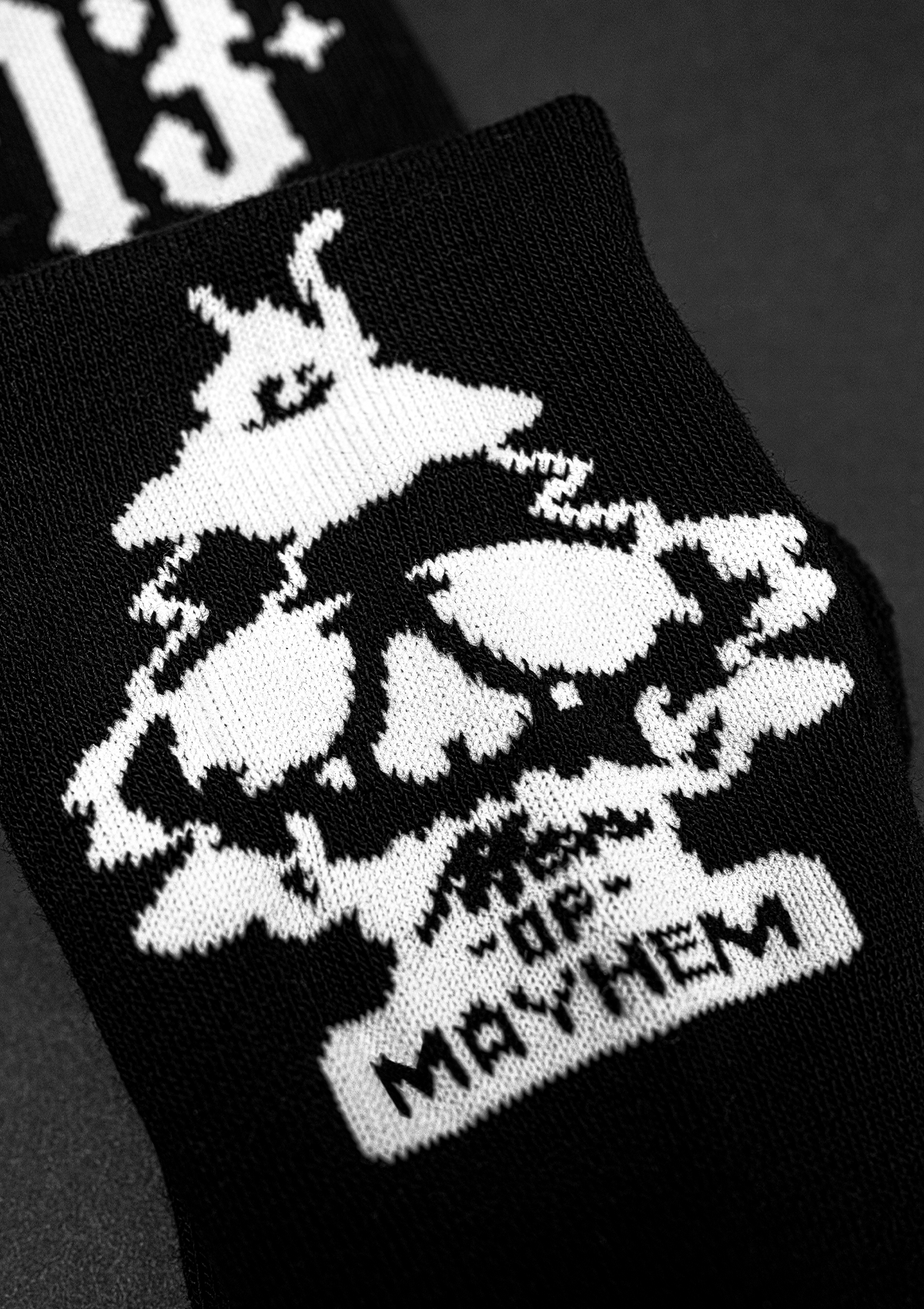 Crew Socken 13 Freshener S/W - MEN OF MAYHEM - Accessoires - ALAIKO - EXCHANGES - CS - 13F - SW - black