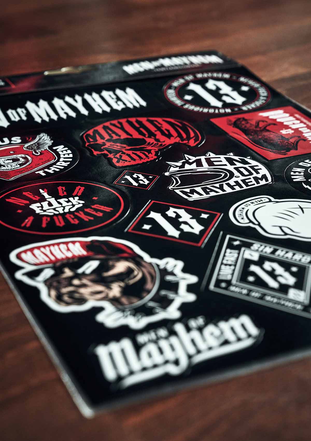 Sticker Pack - MEN OF MAYHEM - Accessoires - Sticker & Aufkleber -