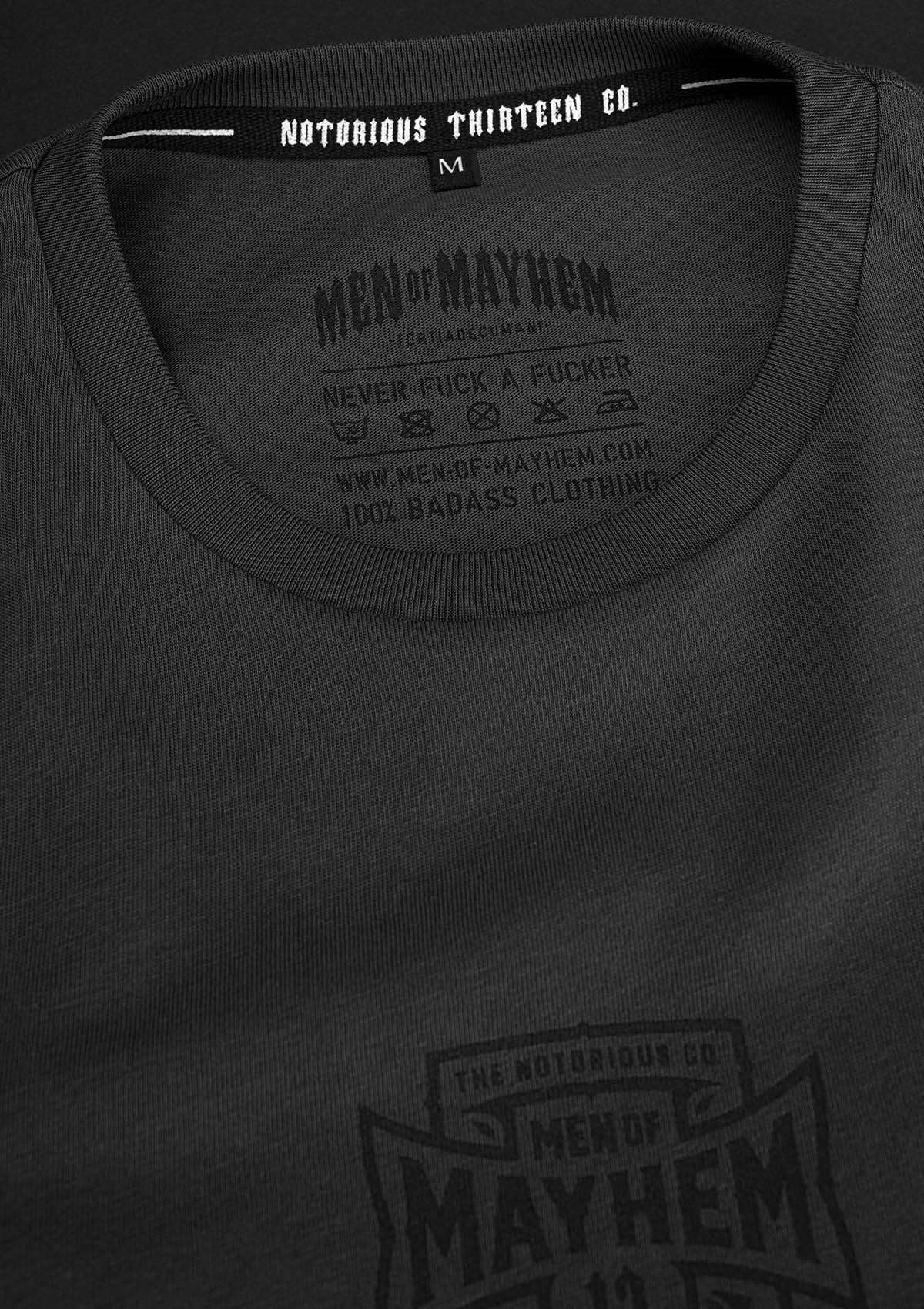 T-Shirt Mayhem COA G/S - MEN OF MAYHEM - ALAIKO - EXCHANGES - MM - M - 1010 - COA - GS - COA - Grau