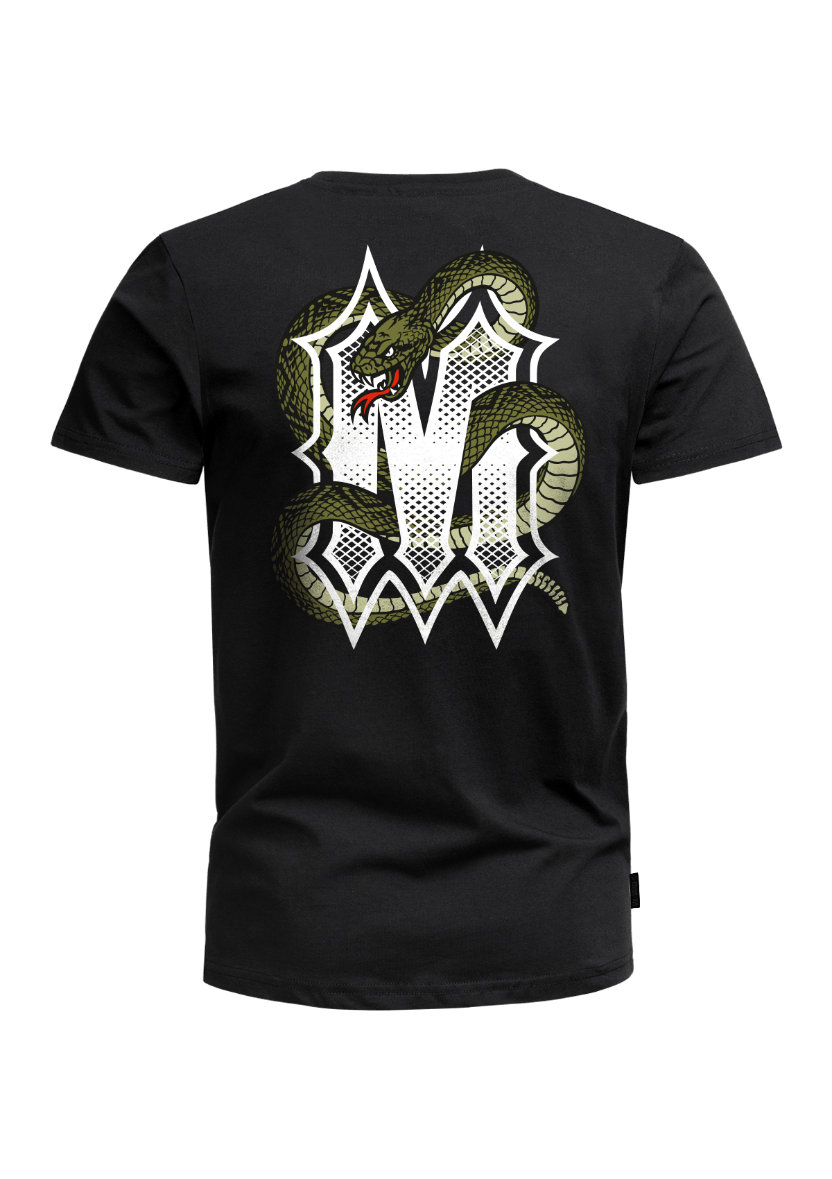 T-Shirt Rattlesnake S/W - MEN OF MAYHEM - ALAIKO - EXCHANGES - MM - M - 1010 - RS - SW - black - Classic