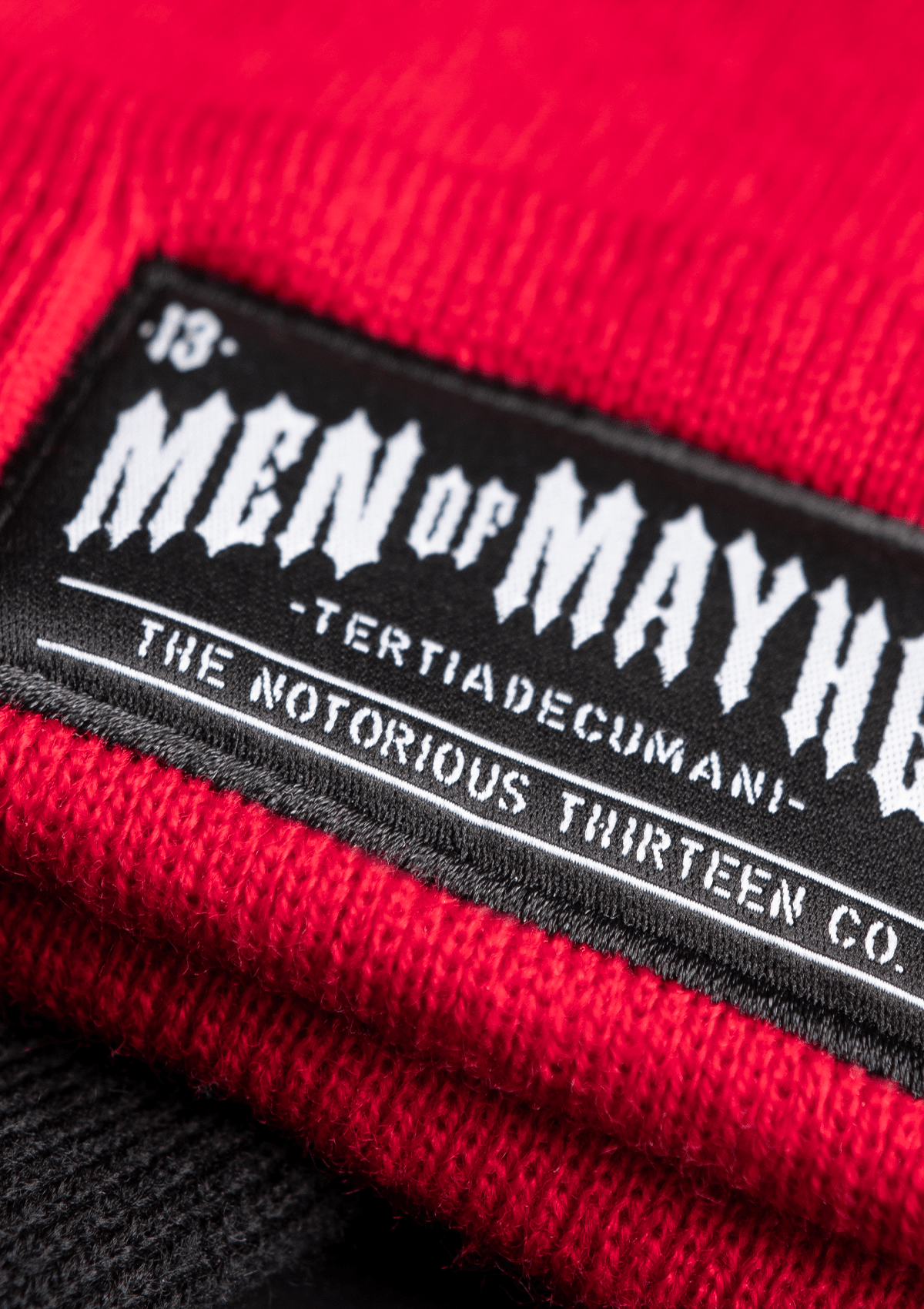Beanie Classic Red - MEN OF MAYHEM - Accessoires - ALAIKO - EXCHANGES - MM - E - 3020 - CB - RE - Beanies