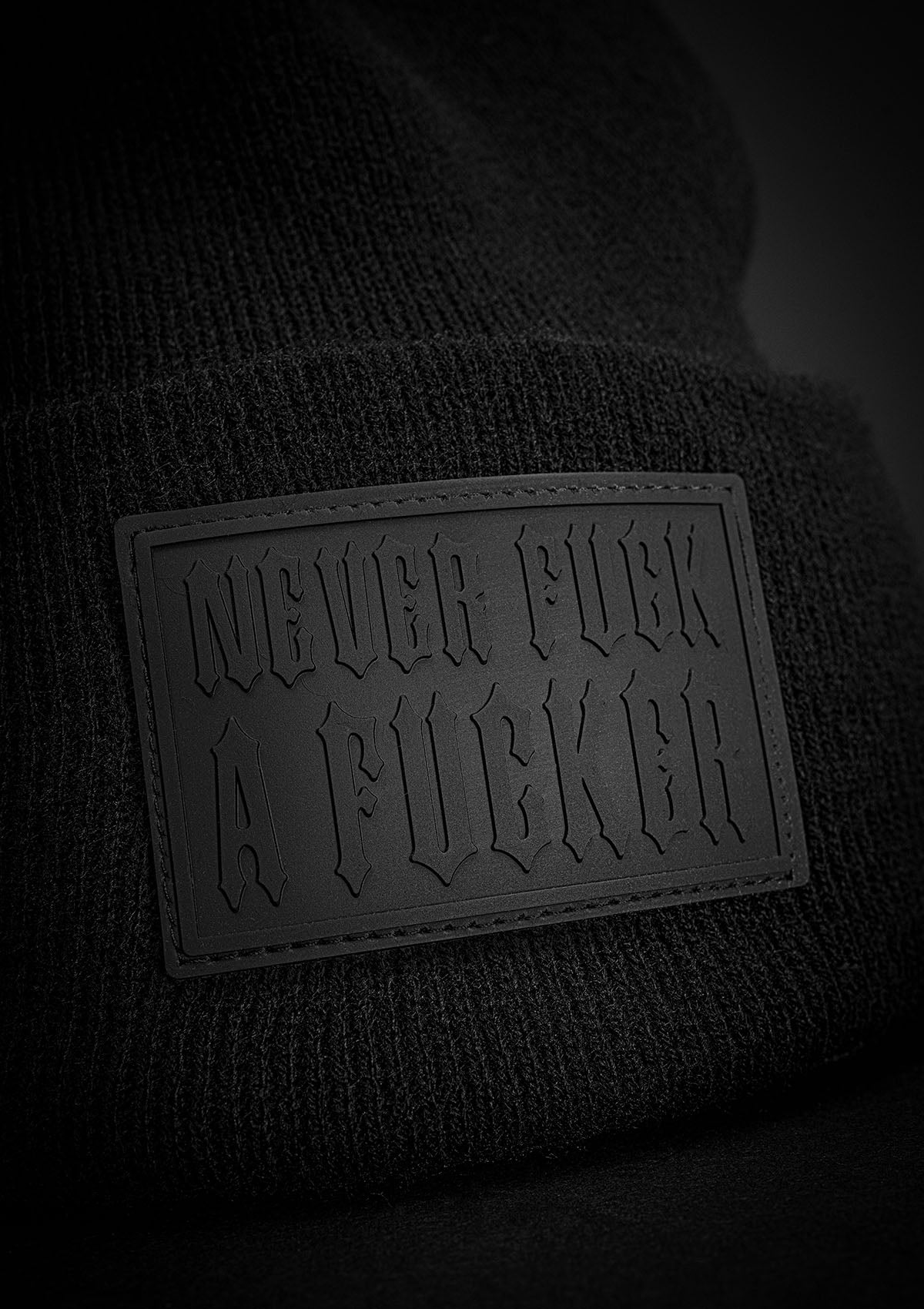 Beanie N.F.A.F. B/B - MEN OF MAYHEM - Accessoires - Beanies - black