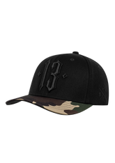 Basecap Camo Black