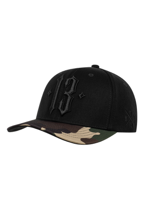 Basecap Camo Black
