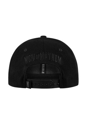 Basecap Camo Black - MEN OF MAYHEM - Accessoires - Basecap - black