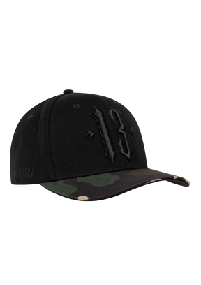 Basecap Camo Black
