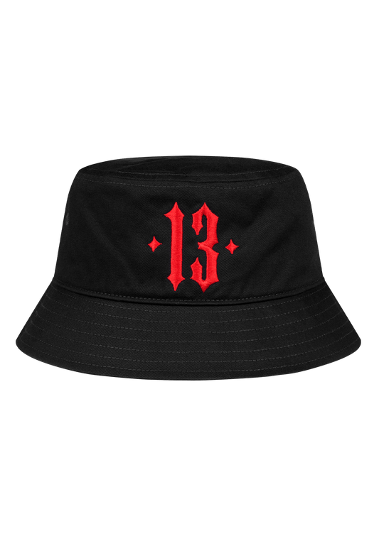 Bucket Hat Mayhem 13 S/R - MEN OF MAYHEM - Accessoires - ALAIKO - EXCHANGES - MM - E - 3030 - BH - M13 - SR - black