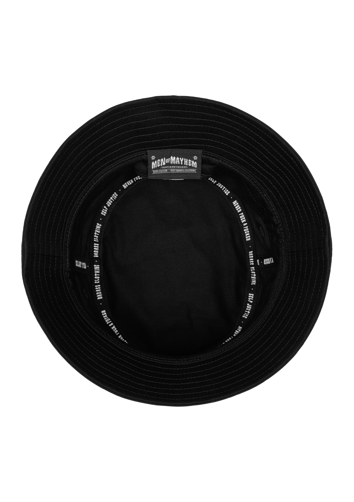 Bucket Hat Mayhem 13 S/R - MEN OF MAYHEM - Accessoires - ALAIKO - EXCHANGES - MM - E - 3030 - BH - M13 - SR - black
