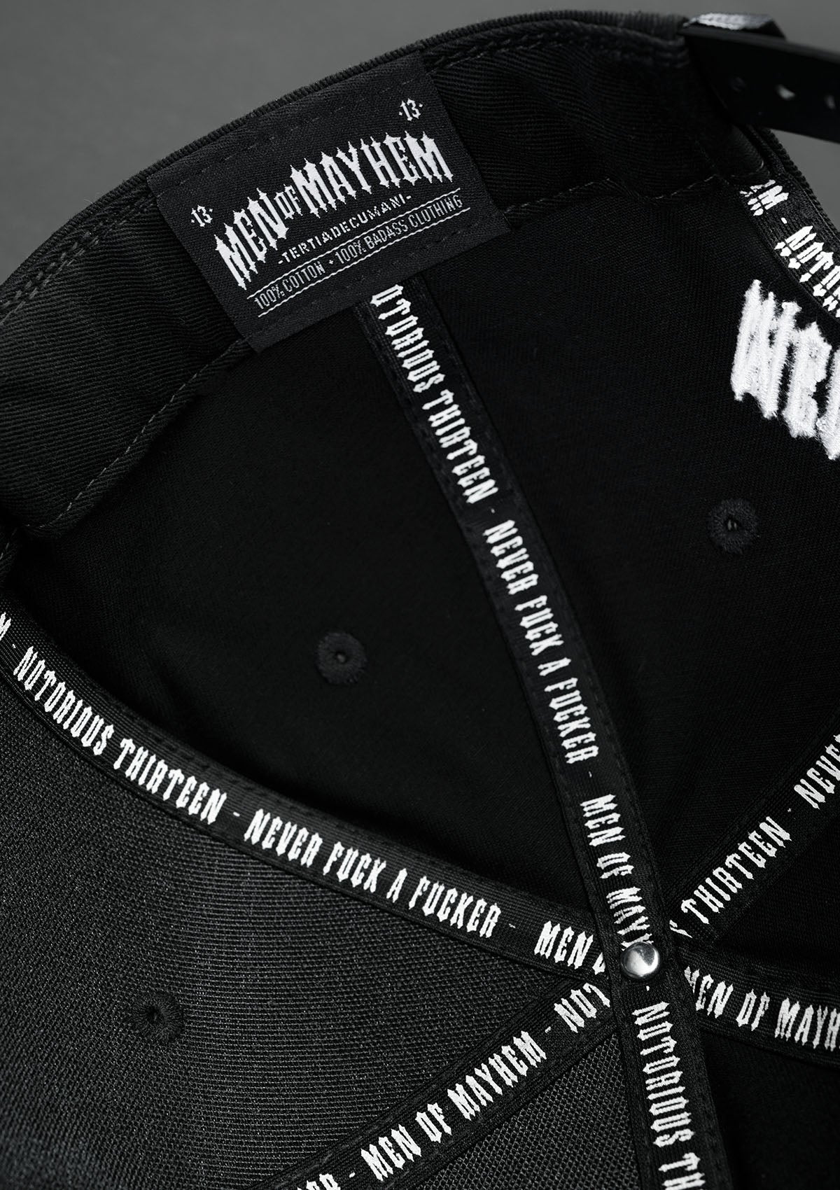 Basecap Mayhem S/W - MEN OF MAYHEM - Accessoires - Basecap - black