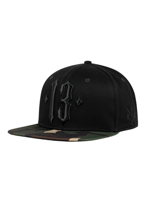 Snapback Camo Black - MEN OF MAYHEM - Accessoires - ALAIKO - EXCHANGES - MM - E - 3030 - CA - SB - black