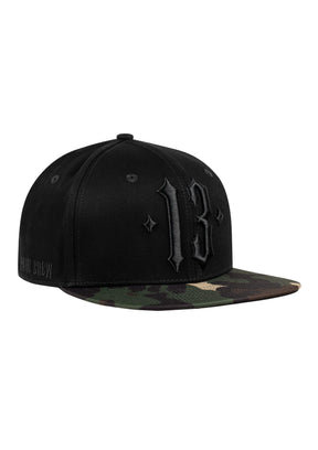 Snapback Camo Black - MEN OF MAYHEM - Accessoires - ALAIKO - EXCHANGES - MM - E - 3030 - CA - SB - black