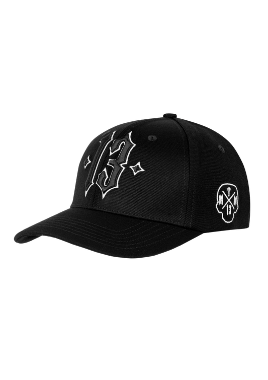 Flex Cap Mayhem B/B/W - MEN OF MAYHEM - Accessoires - ALAIKO - EXCHANGES - MM - E - 3030 - FC - BBW - BBR
