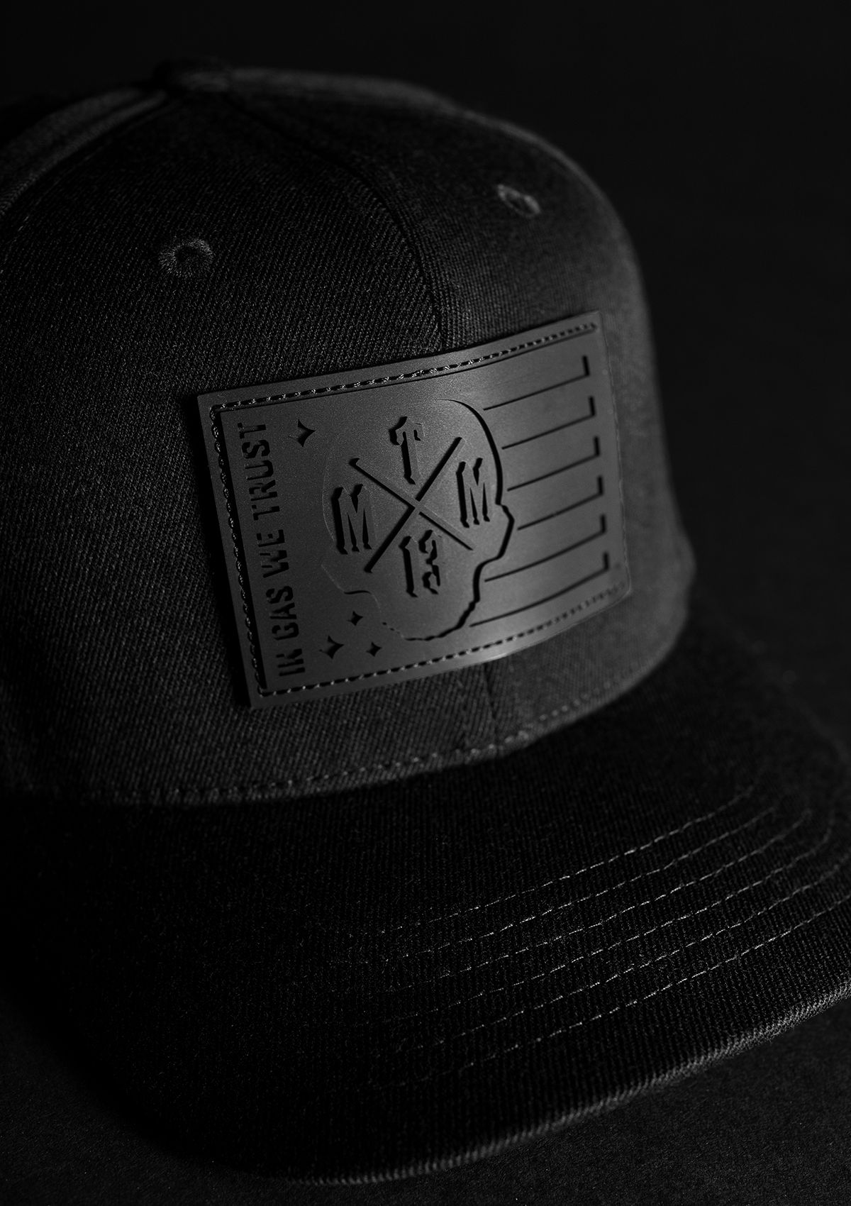 Basecap Flag B/B - MEN OF MAYHEM - Accessoires - ALAIKO - EXCHANGES - MM - E - 3030 - FL - BB - allblack