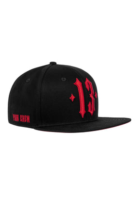 Snapback Pain Crew S/R - MEN OF MAYHEM - Accessoires - ALAIKO-EXCHANGES-MM-E-3030-PC-SR - black