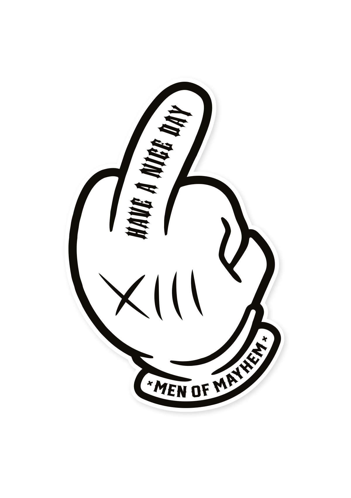 Sticker Middle Finger