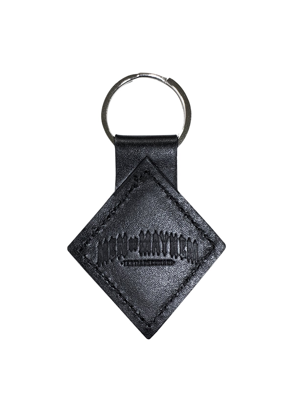 Anhänger 13 Leder Schwarz - MEN OF MAYHEM - Accessoires - black - Schlüsselanhänger