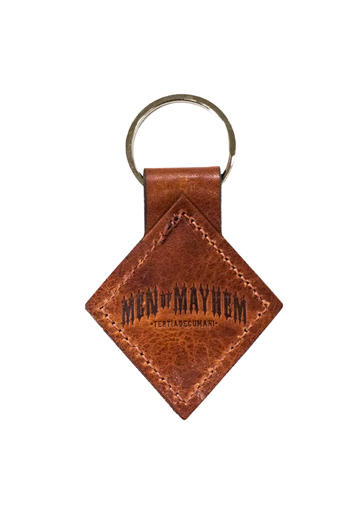 Keychain 13 Leather Brown