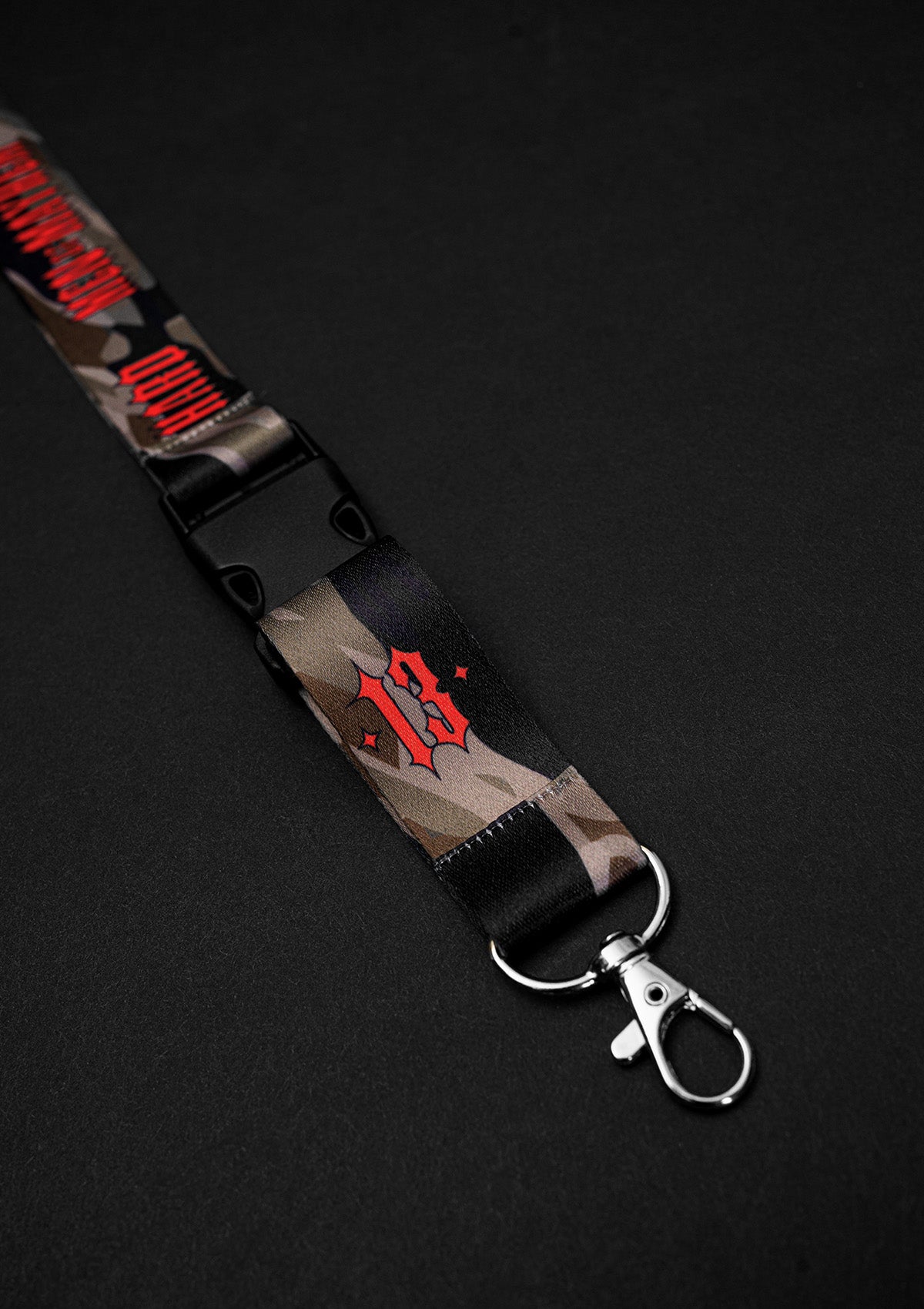 Lanyard Tiger Camo - MEN OF MAYHEM - Accessoires - Schlüsselanhänger - Schwarz