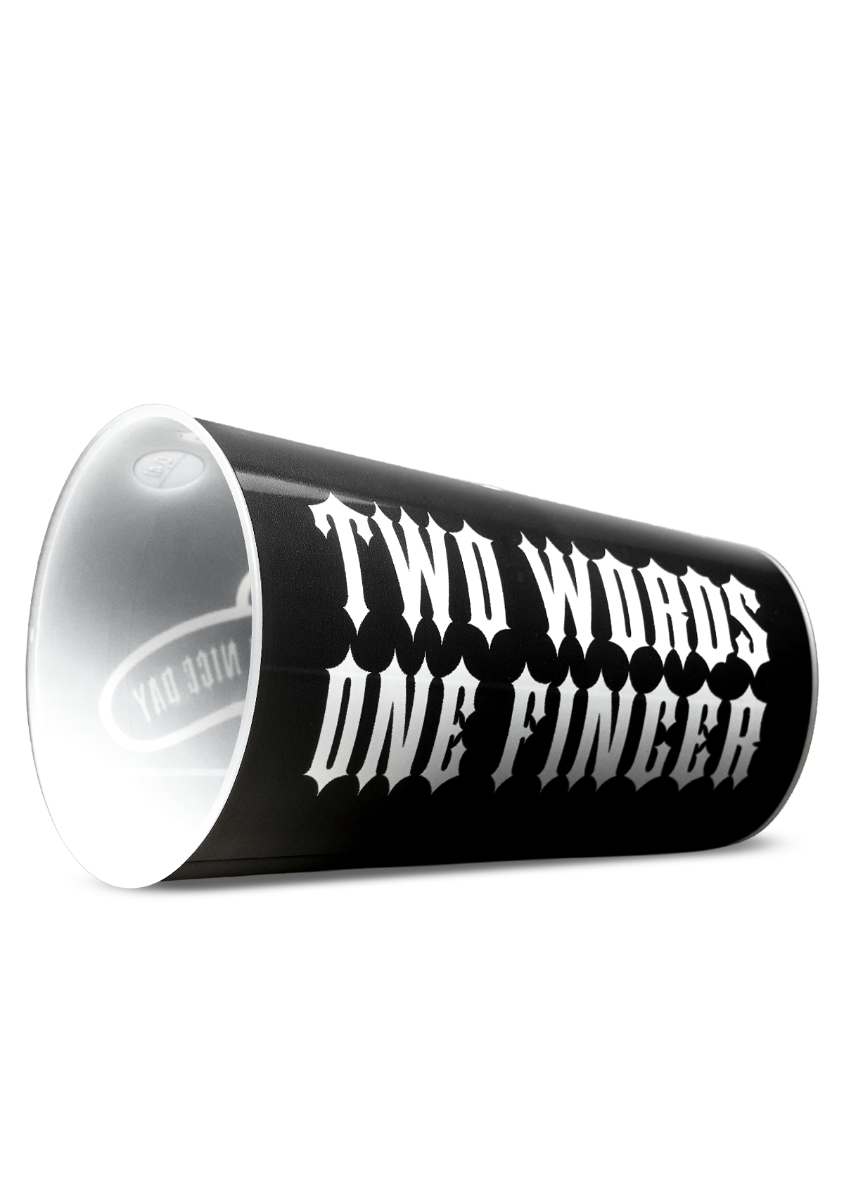 Plastikbecher Mayhem Middle Finger
