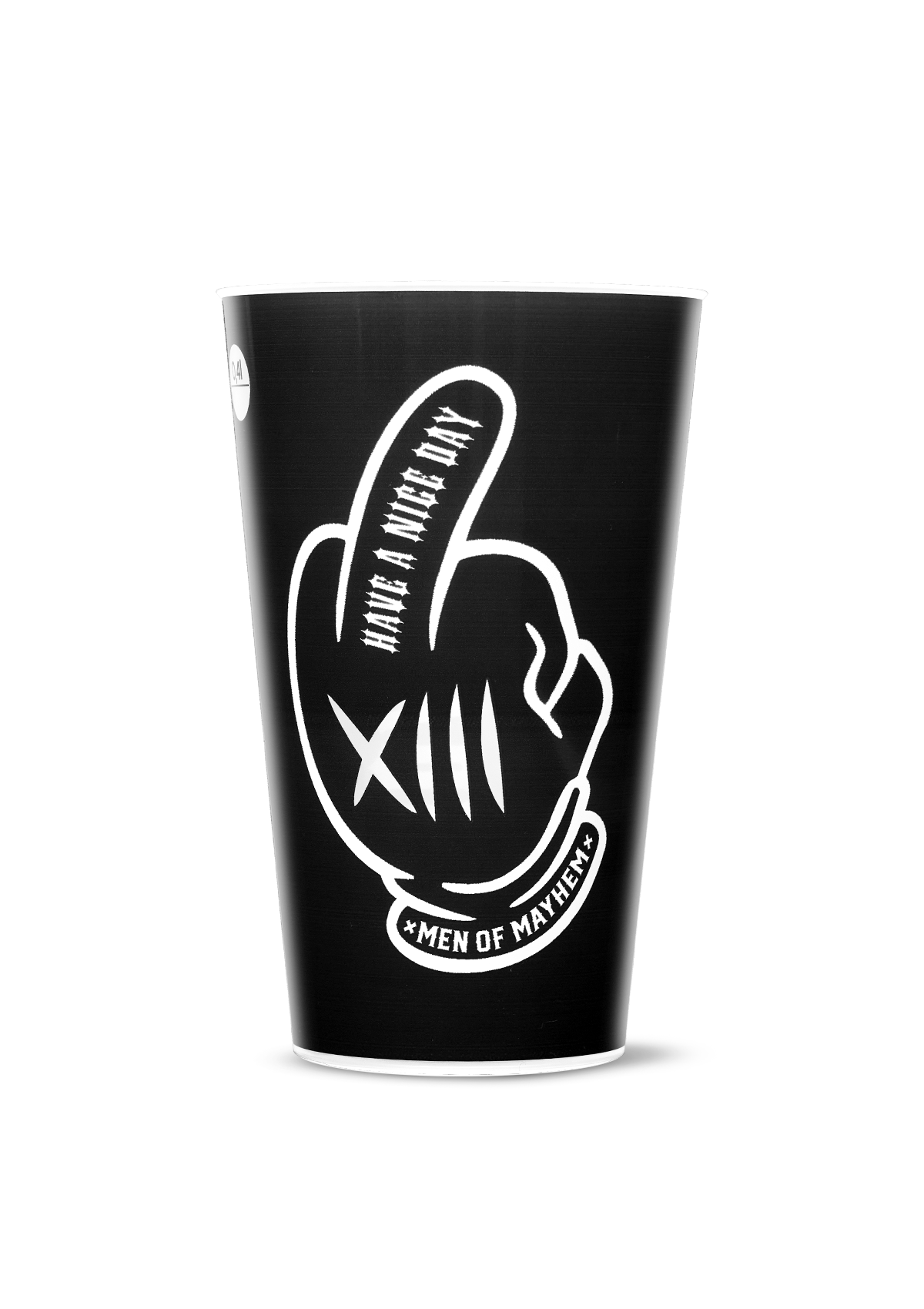 Plastikbecher Mayhem Middle Finger