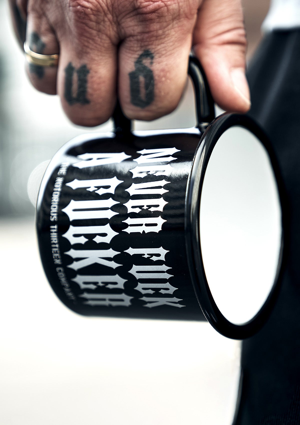 Emaille Becher N.F.A.F. - MEN OF MAYHEM - Accessoires - ALAIKO - EXCHANGES - MM - E - 3120 - EB - 13 - Becher & Getränkeuntersetzer