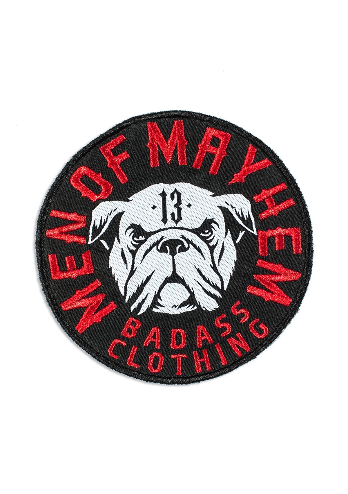 Patch Badass Bulldog - MEN OF MAYHEM - Accessoires - ALAIKO-EXCHANGES-MM-E-3130-BB-BB - black