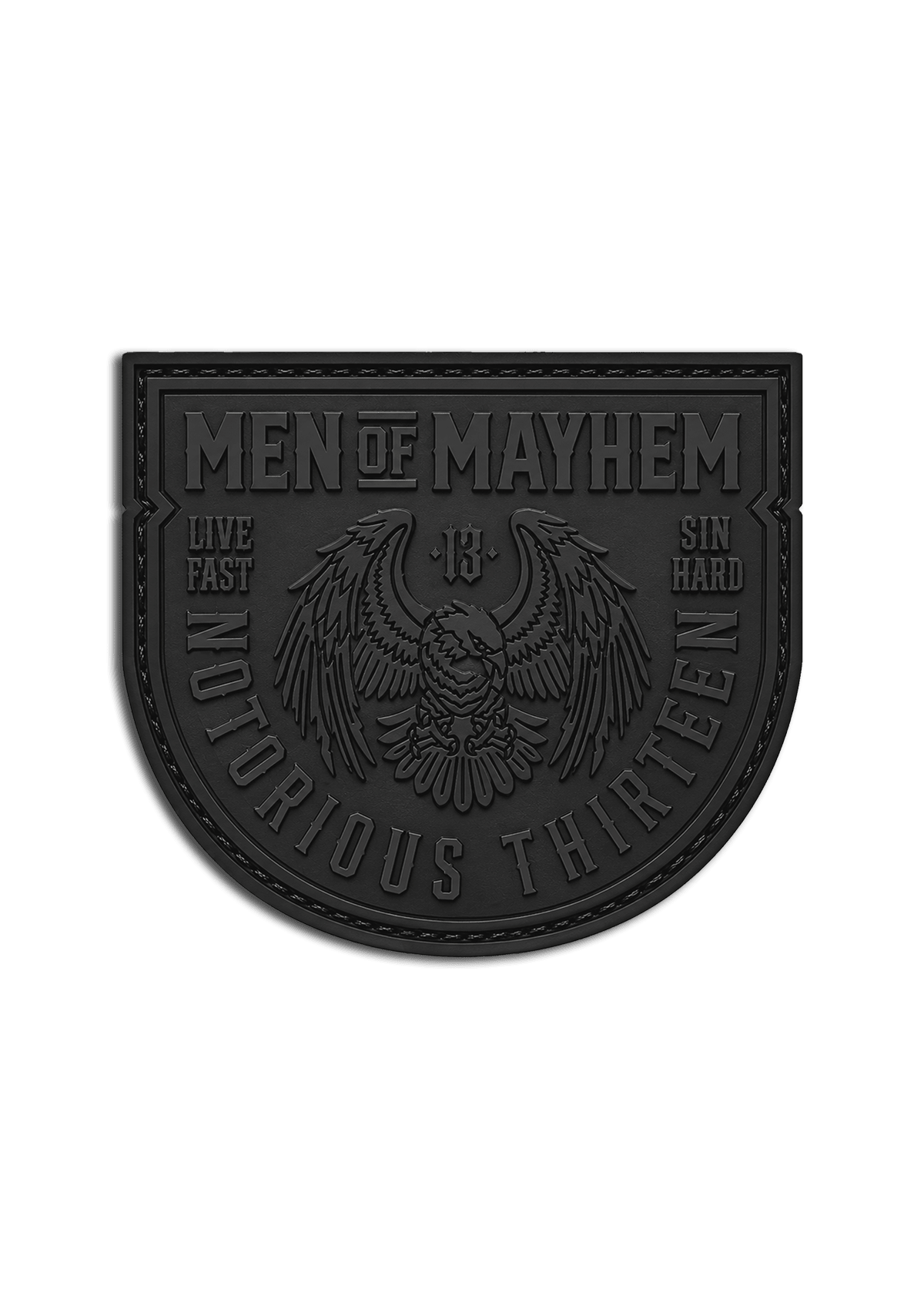 Patch Mayhem Eagle 13 B/B - MEN OF MAYHEM - Accessoires - aufnäher - biker