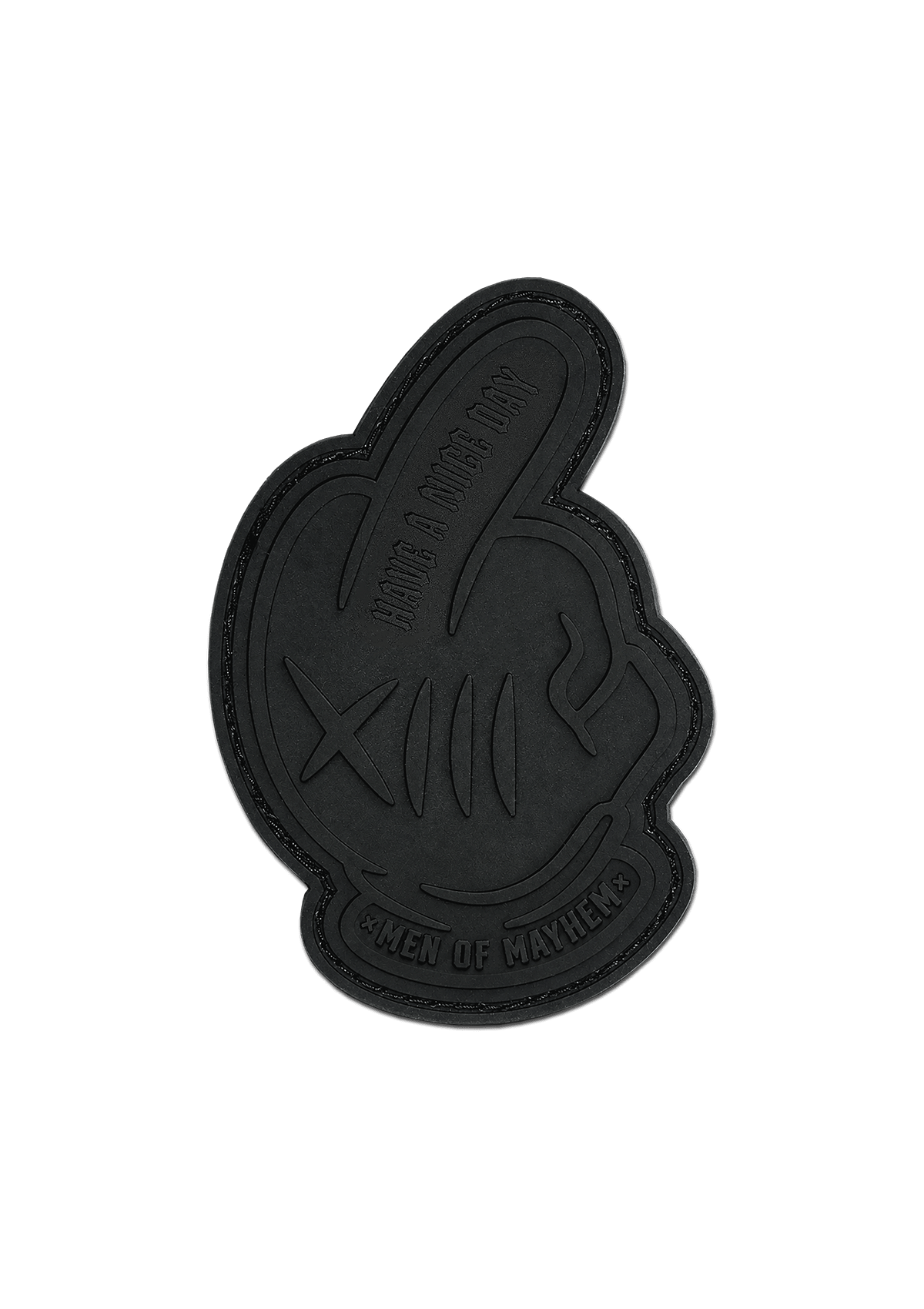 Patch Middle Finger B/B - MEN OF MAYHEM - Accessoires - aufnäher - biker
