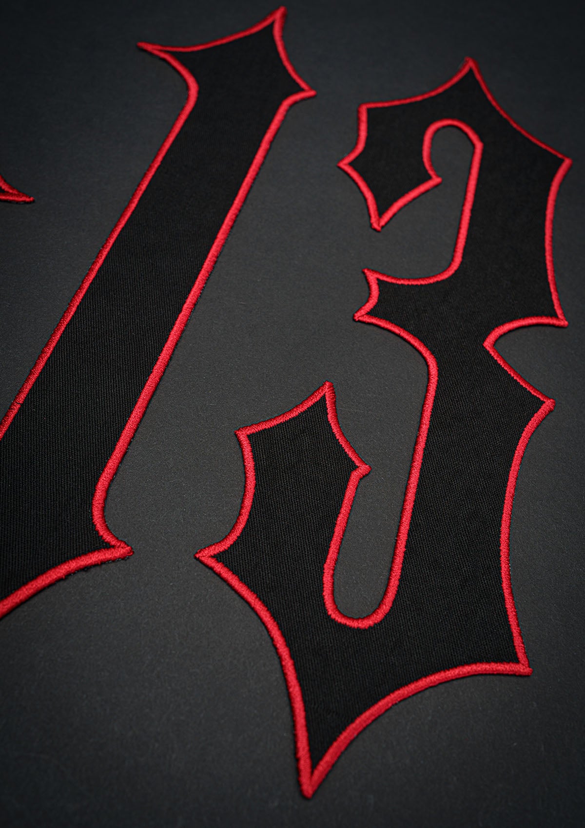 Rücken Patch 13 B/B/R - MEN OF MAYHEM - Accessoires - BBR - biker