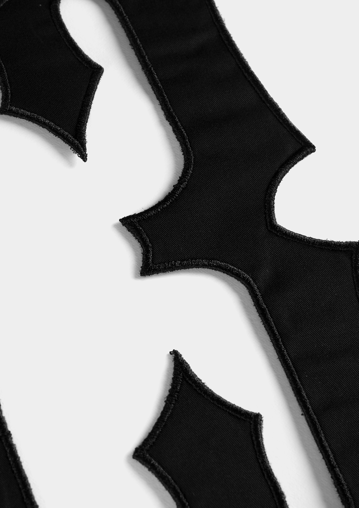 Rücken Patch 13 Schwarz