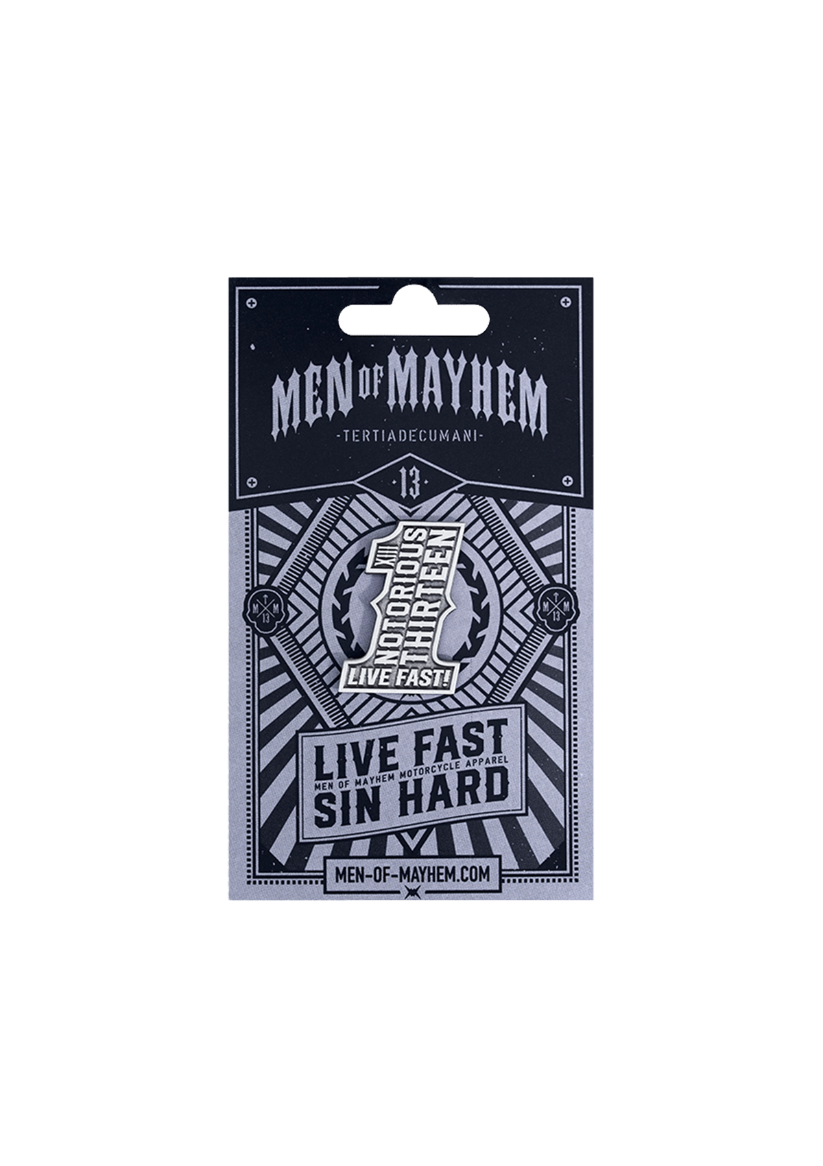 Pin ONE Metall - MEN OF MAYHEM - Accessoires - ALAIKO - EXCHANGES - MM - E - 3140 - OP - M - biker