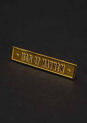 Pin Men of Mayhem Gold - MEN OF MAYHEM - Accessoires - biker - Gold