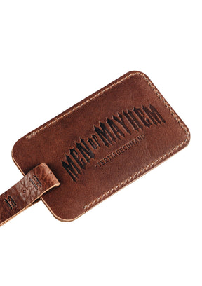 Kofferanhänger Leder - MEN OF MAYHEM - Accessoires - ALAIKO-EXCHANGES-MM-E-3160-LE-KA - Braun