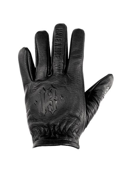 lamaseo handschuh MEN OF MAYHEM I Lederhandschuhe MOFO Schwarz